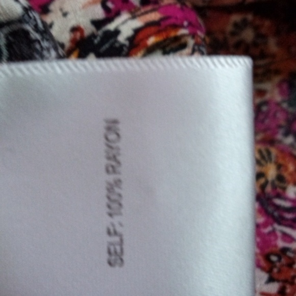 Jane and Delancey floral long sleeve peasant top women's size medium - Picture 7 of 10